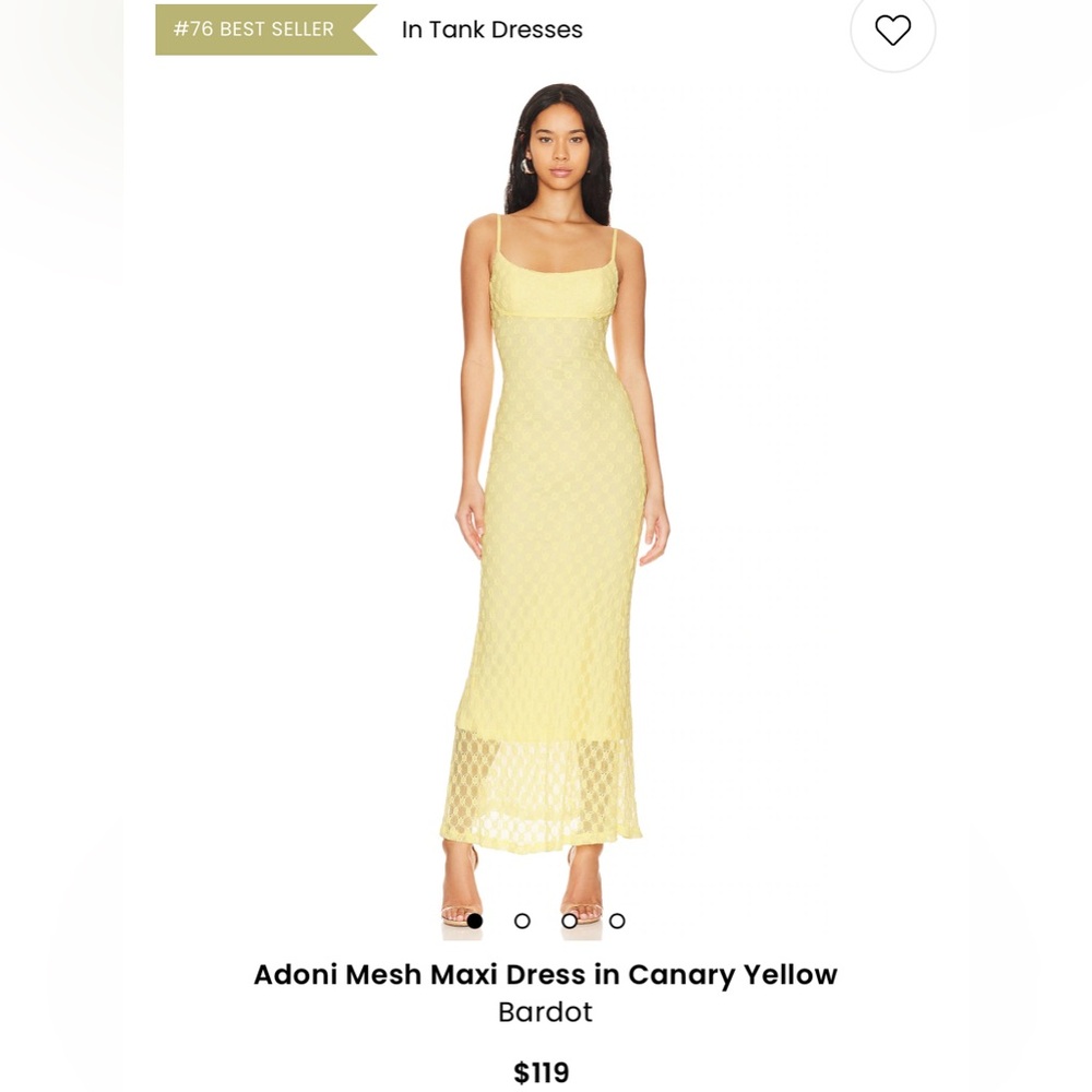 Bardot Adoni Mesh Maxi Dress